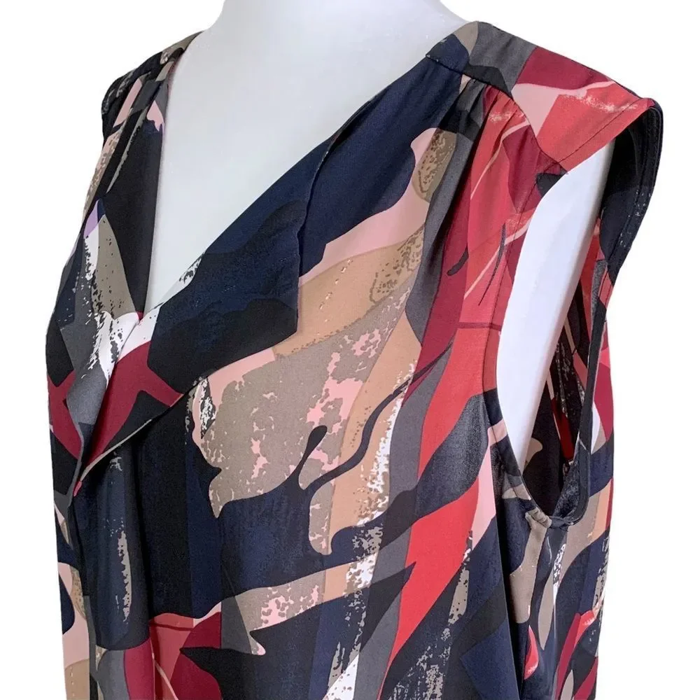 Cleo Sleeveless Ruffled Blouse - Picture 3 of 11